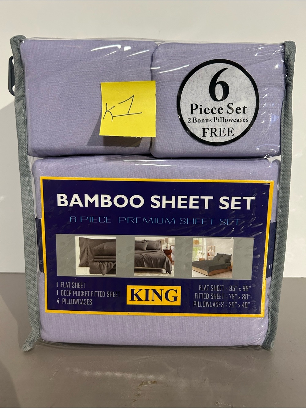Bamboo Sheet Set - Lavender King Size